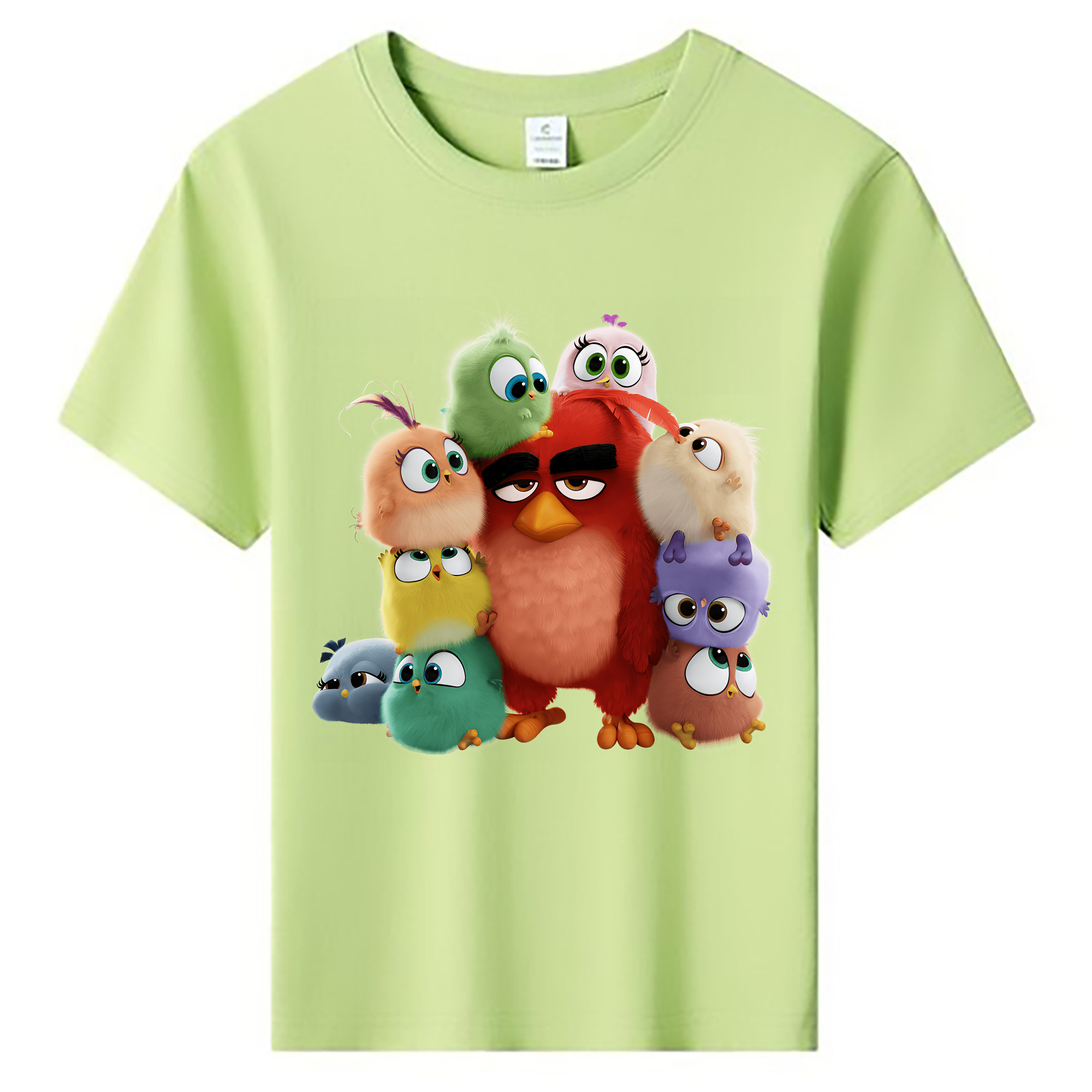 （画像用） Angry Birds アングリーバード 綿100％キッズTシャツ（フロントプリント）